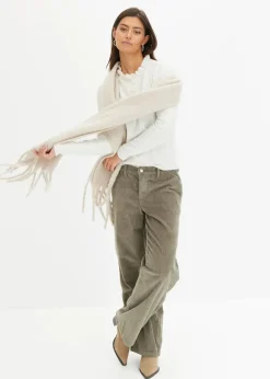 Damen bonprix Hosen|Bekleidung·Kleider|Weite Cordhose
