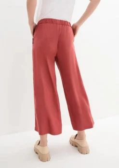 Damen bonprix Nachhaltigere Materialien|Hosen|Weite Culotte aus nachhaltiger Viskose