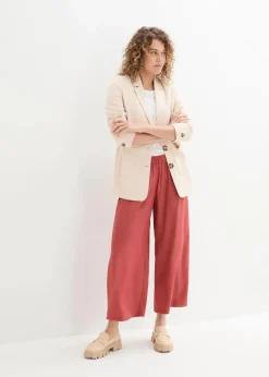 Damen bonprix Nachhaltigere Materialien|Hosen|Weite Culotte aus nachhaltiger Viskose