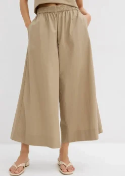 Damen bonprix Bekleidung·Kleider|Zweiteiler & Sets|Weite Culotte aus reiner Baumwolle
