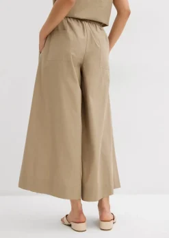 Damen bonprix Bekleidung·Kleider|Zweiteiler & Sets|Weite Culotte aus reiner Baumwolle