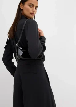 Damen bonprix Bekleidung·Kleider|Hosen|Weite fließende Hose mit Komfortbund