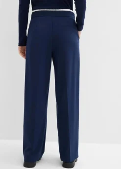 Damen bonprix Hosen|Bekleidung·Kleider|Weite Hose aus Viskose-Mix