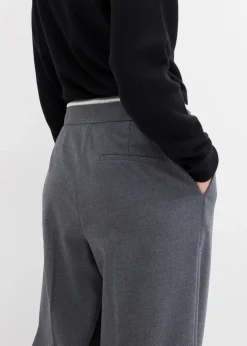 Outlet Weite Hose aus Viskose-Mix Damen Bekleidung·Kleider|Hosen