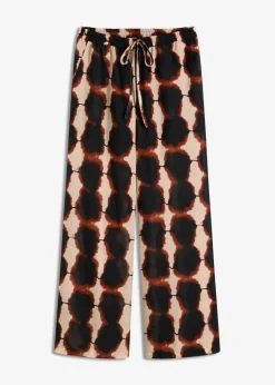 Sale weite Hose mit Batik-Print Damen Bekleidung·Kleider|Zweiteiler & Sets