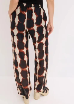 Sale weite Hose mit Batik-Print Damen Bekleidung·Kleider|Zweiteiler & Sets