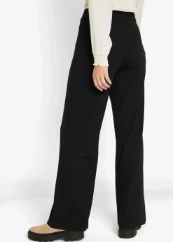 Damen bonprix Bekleidung·Kleider|Hosen|Weite Hose mit Gummibund aus Viskosemix