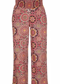 Sale Weite Jersey-Culotte mit breitem Smockbund, 7/8-Länge Damen Bekleidung·Kleider|Hosen