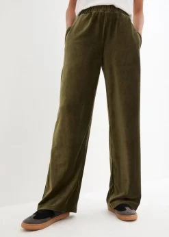 Damen bonprix Bekleidung·Kleider|Hosen|Weite Schlupfhose in Cordoptik