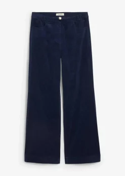 Damen bonprix Hosen|Bekleidung·Kleider|Weite Stretch-Cordhose, High-Waist