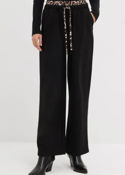 Clearance Weite Sweathose mit Kontrastbund Damen Bekleidung·Blusen & Tuniken|Bekleidung·Kleider
