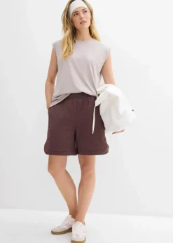 New Weite Sweat-Shorts aus Baumwoll-Mix Damen Bekleidung·Outdoorbekleidung|Bekleidung·Kleider