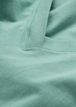Weites Long-Shirt mit V-Ausschnitt, Kurzarm (5er Pack) Damen Shirts & Tops|Basics