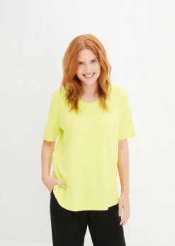Damen bonprix Shirts & Tops|Weites T-Shirt aus Bio-Baumwolle