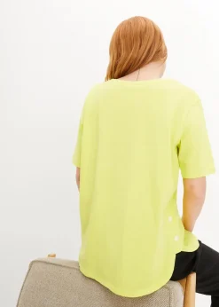 Damen bonprix Shirts & Tops|Weites T-Shirt aus Bio-Baumwolle