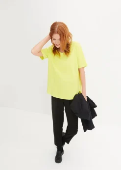 Damen bonprix Shirts & Tops|Weites T-Shirt aus Bio-Baumwolle
