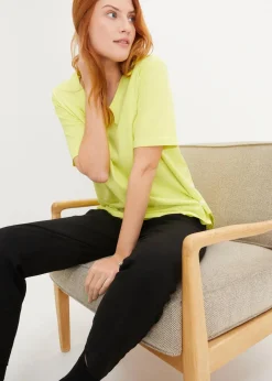 Damen bonprix Shirts & Tops|Weites T-Shirt aus Bio-Baumwolle