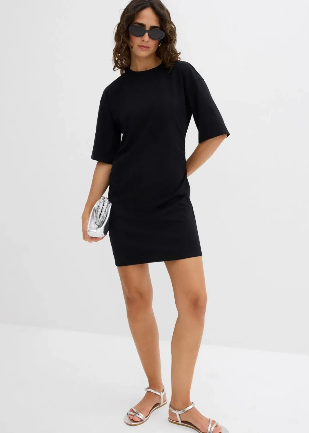 Weites T-Shirt Kleid Damen Bekleidung·Pullover & Strickjacken|Kleider