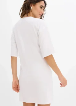Damen bonprix Kleider|Bekleidung·Pullover & Strickjacken|Weites T-Shirt Kleid