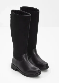 Damen bonprix Stiefel|Weitschaftstiefel