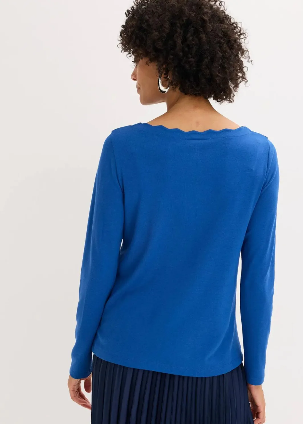 Best Wellenkanten Shirt aus Punto di Roma Damen Shirts & Tops