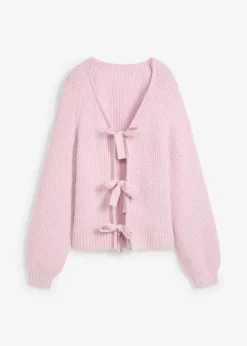 Damen bonprix Bekleidung·Umstandsmode|Strickmode|Wendestrickjacke mit Schleifen