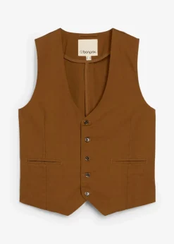 Herren bonprix Große Größen|Jacken & Mäntel|Weste aus Baumwollcanvas
