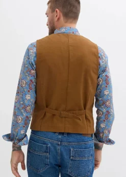 Herren bonprix Große Größen|Jacken & Mäntel|Weste aus Baumwollcanvas