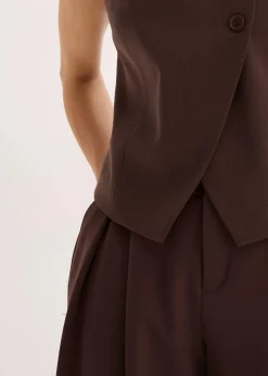 Best Weste aus fließendem Viskose-Mix Damen Bekleidung·Hosen|Jacken & Mäntel