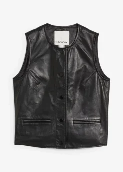 Damen bonprix Bekleidung·Hosen|Jacken & Mäntel|Weste aus Lammnappa