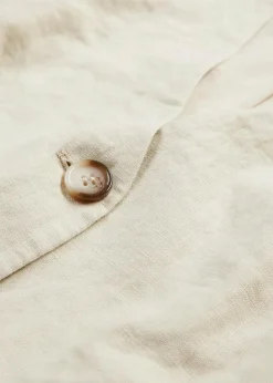 Hot Weste aus reinem Leinen Damen Bekleidung·Hosen|Jacken & Mäntel