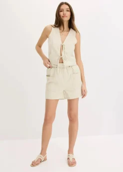 Clearance Weste mit Schleifen Damen Bekleidung·Hosen|Jacken & Mäntel