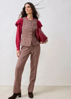 Damen bonprix Bekleidung·Hosen|Jacken & Mäntel|Weste mit Wollanteil