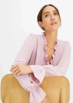 Damen bonprix Blusen & Tuniken|Bekleidung·Jacken & Mäntel|Wickelbluse