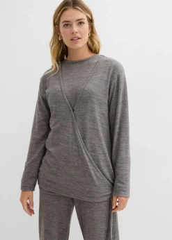 New Wickelcardigan in Strickoptik Damen Bekleidung·Jeans|Zweiteiler & Sets