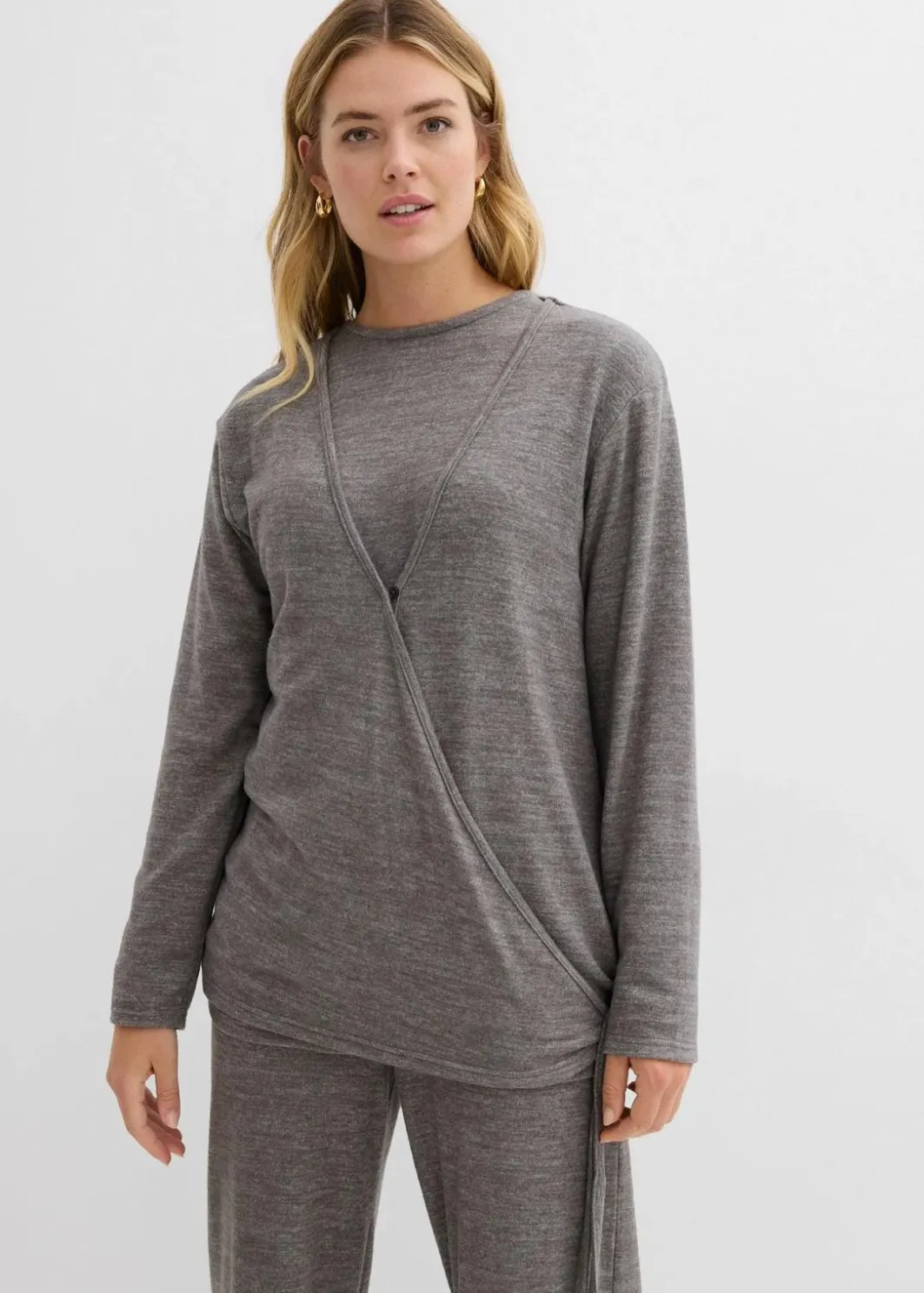 New Wickelcardigan in Strickoptik Damen Bekleidung·Jeans|Zweiteiler & Sets