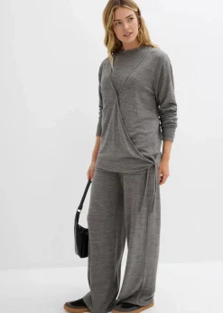 New Wickelcardigan in Strickoptik Damen Bekleidung·Jeans|Zweiteiler & Sets