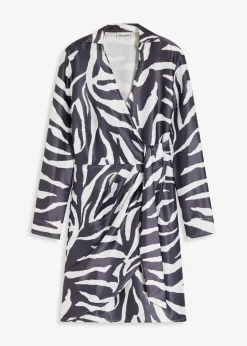 Best Wickelkleid aus fließendem Satin Damen Bekleidung·Pullover & Strickjacken|Kleider