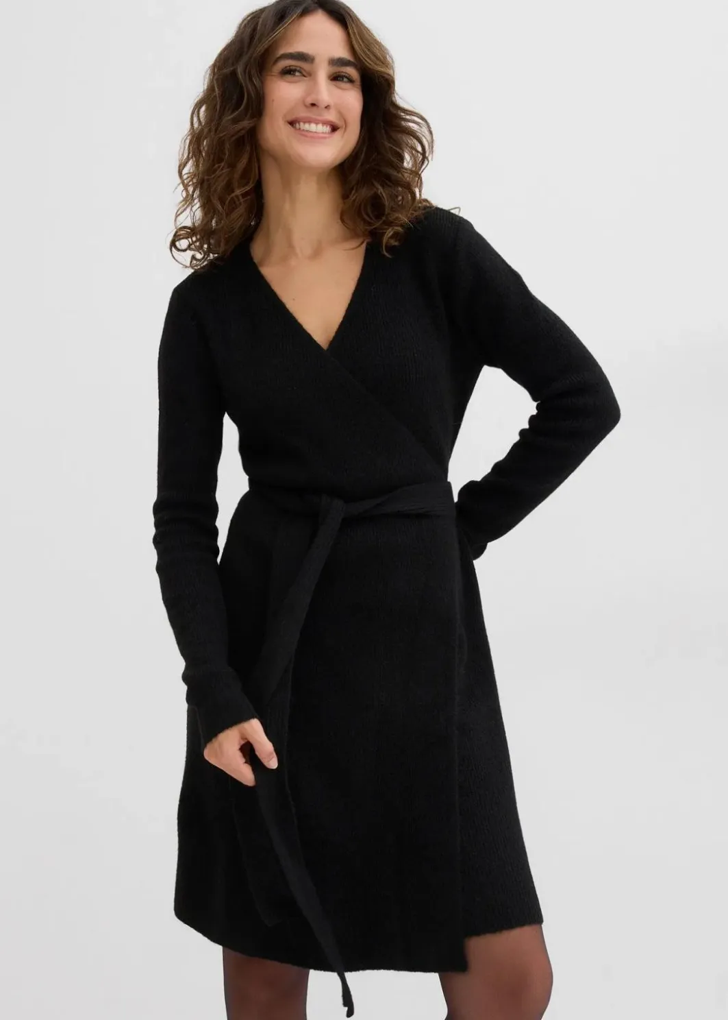 Best Wickelkleid aus Strick für die Schwangerschaft und danach Damen Bekleidung·Blazer|Umstandsmode