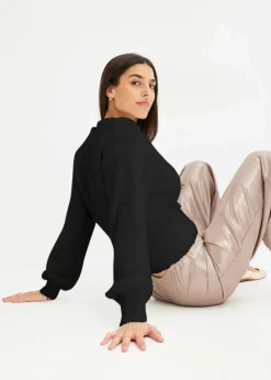 Best Wickelpullover mit Accessoire Damen Bekleidung·Umstandsmode|Strickmode