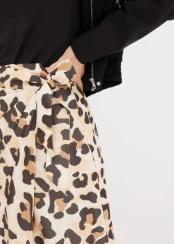 Outlet Wickelrock aus feinem Viskose-Mix Damen Bekleidung·Sportbekleidung|Röcke
