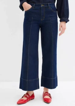 Clearance Wide Leg Jeans Mid Waist, cropped Damen Jeans|Bekleidung·Shirts & Tops