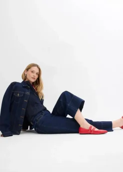 Clearance Wide Leg Jeans Mid Waist, cropped Damen Jeans|Bekleidung·Shirts & Tops