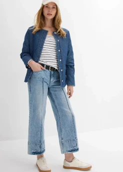 Best Wide Leg Jeans Mid Waist, cropped Damen Bekleidung·Shirts & Tops|Jeans