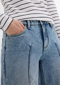 Best Wide Leg Jeans Mid Waist, cropped Damen Bekleidung·Shirts & Tops|Jeans