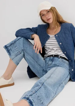 Best Wide Leg Jeans Mid Waist, cropped Damen Bekleidung·Shirts & Tops|Jeans