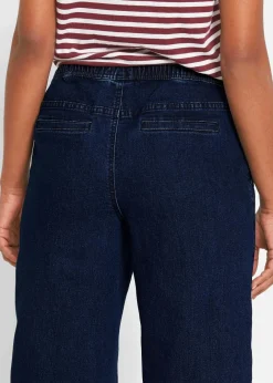 Discount Wide Leg Jeans Mid Waist, Stretch Damen Kurzgrößen|Bekleidung·Shirts & Tops