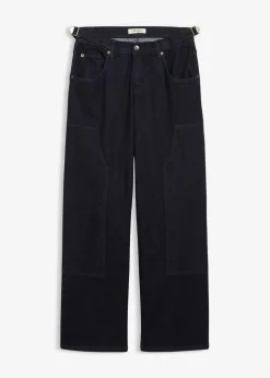 Wide-Leg Jeans Mid Waist Damen Jeans|Kurzgrößen