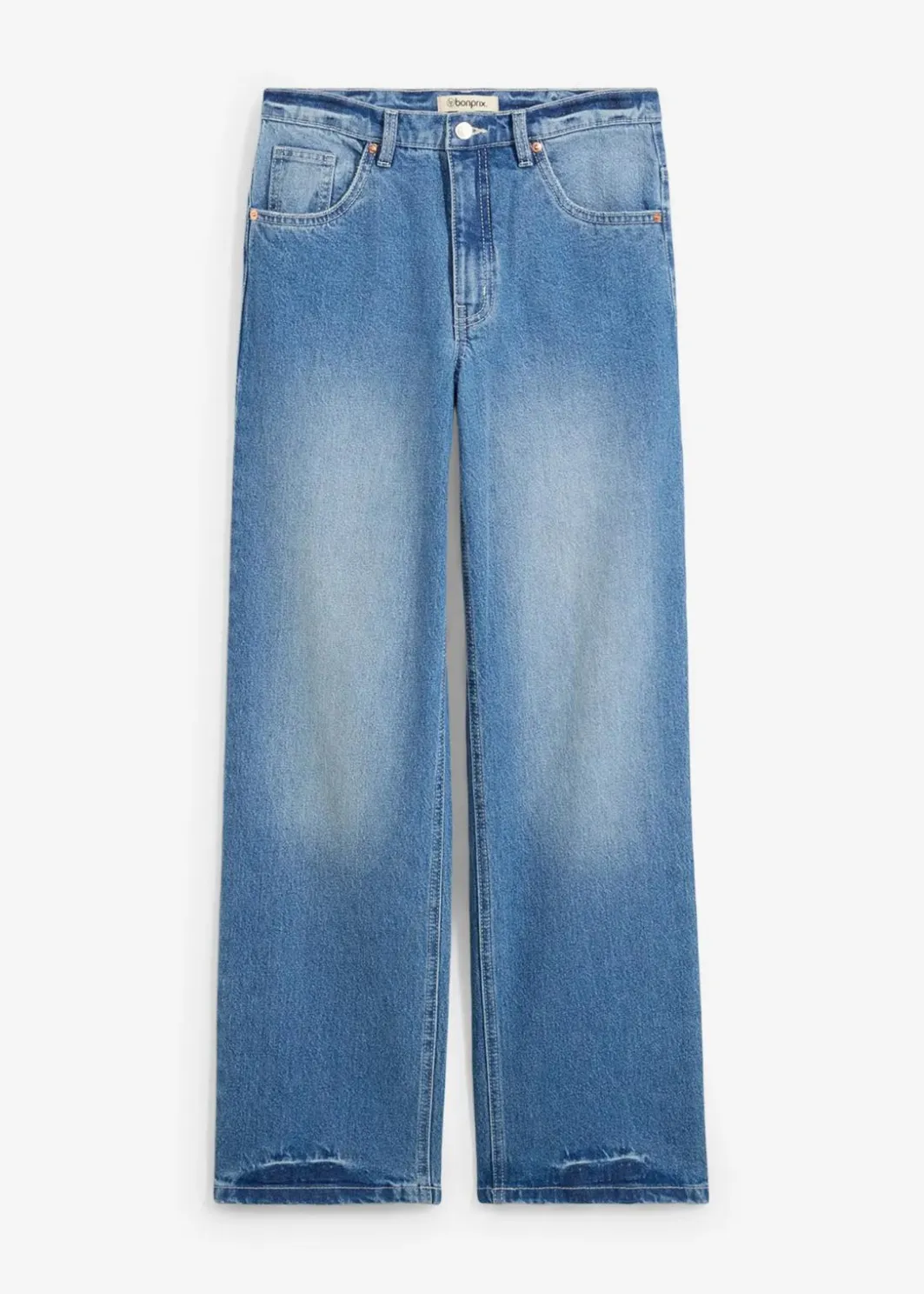 Damen bonprix Jeans|Bekleidung·Shirts & Tops|Wide-Leg-Jeans High Waist