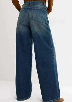 Sale Wide-Leg-Jeans High Waist Damen Bekleidung·Shirts & Tops|Jeans